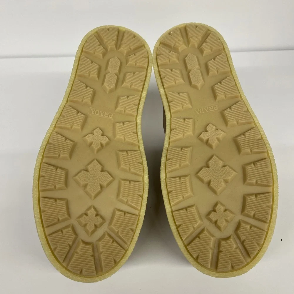 Prada Suede mid-top sneakers in Ecru Size 40 - Picture 5 of 5